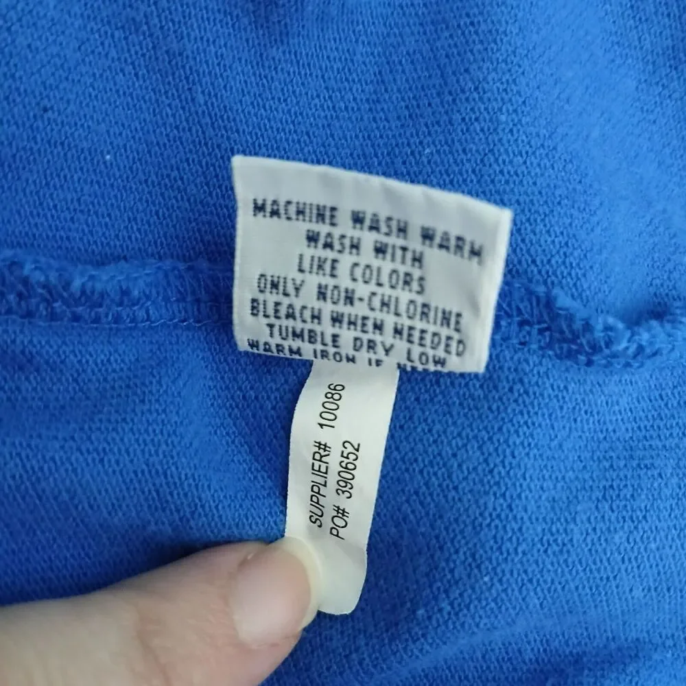 Polo Ralph Lauren Polo Shirt Men L Blue Short Sleeve Neon Little Pony